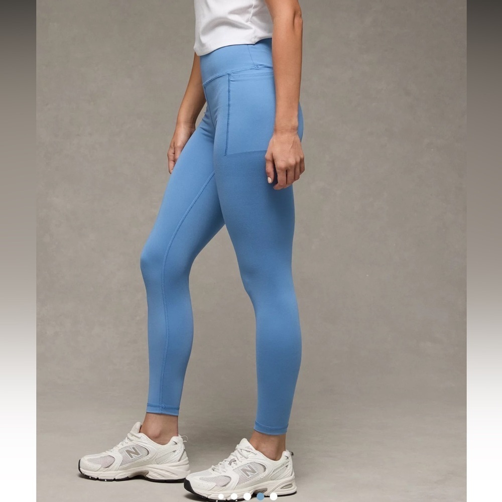 AE The Everything High-Waisted Pocket Legging Blue M